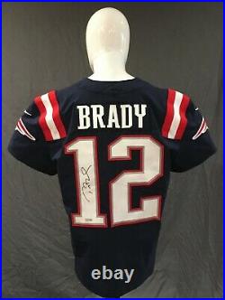 Tom Brady 2018 New England PATRIOTS GAME ISSUED Color Rush Autographed Jersey