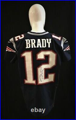 Tom Brady 2019 New England PATRIOTS GAME ISSUED Autographed Jersey NFL AUCTION