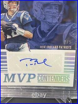 Tom Brady 2019 Panini Contenders MVP Contenders Autographs 2/5 BGS 9.5/10