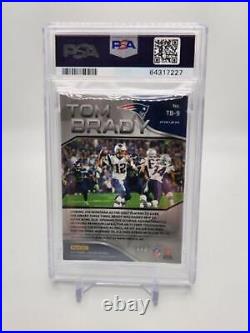 Tom Brady 2019 Panini Spectra Tom Brady Tribute Autograph #TB9 /3 PSA 8