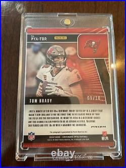 Tom Brady 2020 Optic Contenders Player of The Year Auto /10. Tampa Bucs