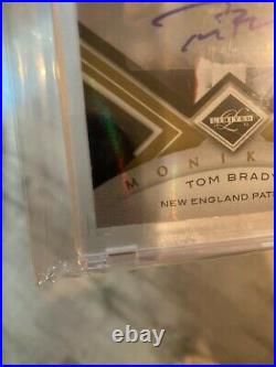 Tom Brady AUTO 2010 New England Patriots Panini Limited Monikers SP /12 GOAT