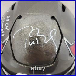 Tom Brady And Mike Evans Signed Tb Buccaneers Speedflex Helmet Fanatics Bas