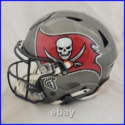 Tom Brady And Mike Evans Signed Tb Buccaneers Speedflex Helmet Fanatics Bas