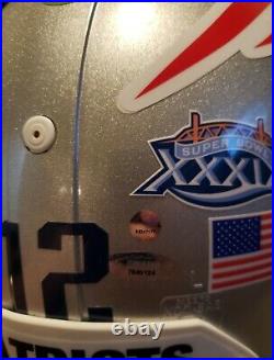 Tom Brady Authentic Signed Patriots Helmet Coa Steiner & Tristar Beautiful