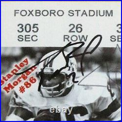 Tom Brady Autographed 1st Touchdown Game Ticket NFL And Unsigned College Ticket