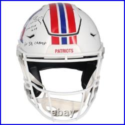 Tom Brady Autographed 2000 Pick #199 6x Champ SpeedFlex Helmet Fanatics LE 6/12