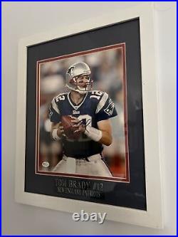 Tom Brady Autographed 8x10 Photo Framed And Authentic COA