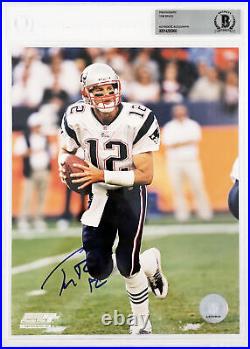 Tom Brady Autographed 8x10 Photo New England Patriots Beckett BAS #14295960