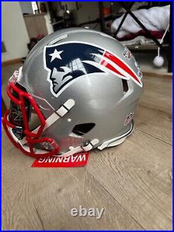 Tom Brady Autographed Authentic Full Size Patriots Helmet