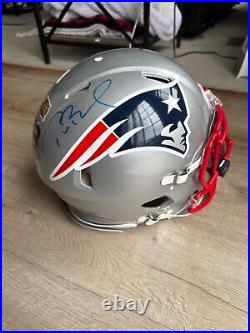 Tom Brady Autographed Authentic Full Size Patriots Helmet