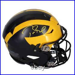 Tom Brady Autographed Authentic Michigan Wolverines SpeedFlex Helmet Fanatics
