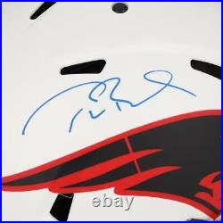Tom Brady Autographed Authentic Patriots Lunar Eclipse Helmet Fanatics LE 25