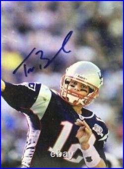 Tom Brady Autographed Authenticated, Patriots Wall Plaque! GOAT