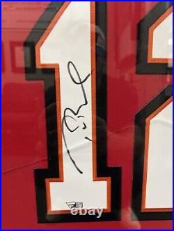 Tom Brady Autographed Buccaneers Framed Jersey