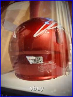 Tom Brady Autographed Flash Alternate Mini Helmet, Fanatics Authenticated