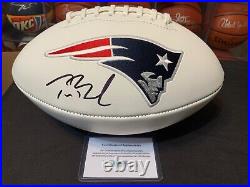 Tom Brady Autographed Football NFL OFFICIAL Signed New England Patriots AUTO COA