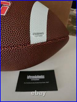 Tom Brady Autographed Football With Certification