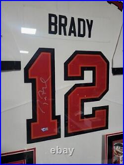 Tom Brady Autographed Jersey Shadow Box Tampa Bay Buccaneers Framed Fanatics