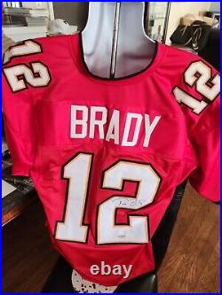 Tom Brady Autographed Jersey With Certification