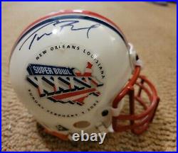 Tom Brady Autographed Mini Helmet PSA / DNA LOA