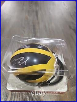 Tom Brady Autographed Mini Helmet With COA