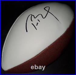 Tom Brady Autographed NFL Tampa Bay Buccaneers Super Bowl Football IP COA MVP