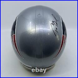 Tom Brady Autographed New England Patriots NFL Full Size Replica Helmet with COA