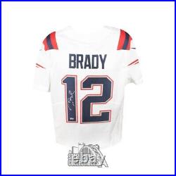 Tom Brady Autographed New England Patriots Nike Football Jersey Fanatics LOA