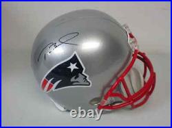 Tom Brady Autographed New England Patriots Signed FS Football Helmet Mounted Mem