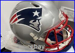 Tom Brady Autographed New England Patriots Super Bowl Full Size Helmet Authentic