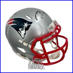 Tom Brady Autographed New England Speed Mini Football Helmet Fanatics