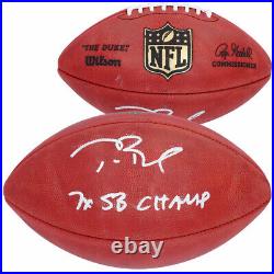 Tom Brady Autographed Official NFL Football Inscribed 7x SB Champ Fanatics