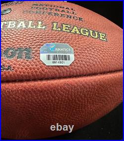 Tom Brady Autographed Official NFL Football TriStar & Fanatics NE Patriots