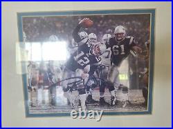 Tom Brady Autographed Patriots Photograph Professionally Framed Withcoa