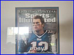 Tom Brady Autographed Patriots Photograph Professionally Framed Withcoa