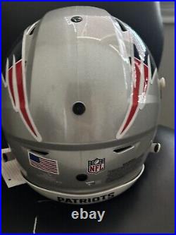 Tom Brady Autographed Patriots Speed Flex Authentic Helmet FANATICS COA
