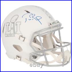 Tom Brady Autographed Patriots Super Bowl 51 Logo Authentic Helmet Fanatics