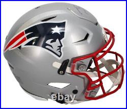 Tom Brady Autographed (Purple) Authentic Patriots SpeedFlex Helmet Fanatics LE 6
