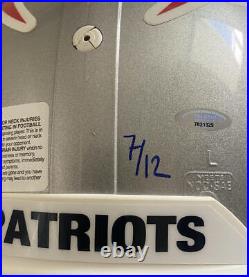 Tom Brady Autographed SB 51 MVP Authentic Patriots Helmet TriStar LE 12