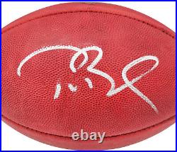 Tom Brady Autographed Signed NFL Leather Football Patriots Fanatics Holo 202346