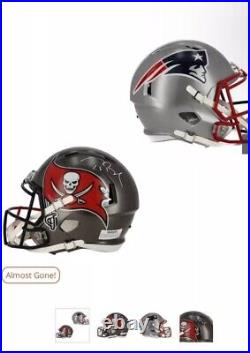 Tom Brady Autographed Signed Patriots Buccaneers Fs Replica Helmet Fanatics