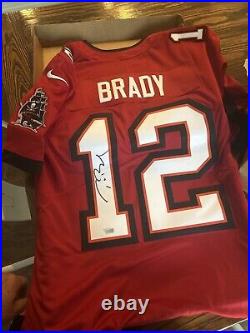 Tom Brady Autographed Signed Tampa Bay Buccaneers Vapor Nike M Jersey Fanatics