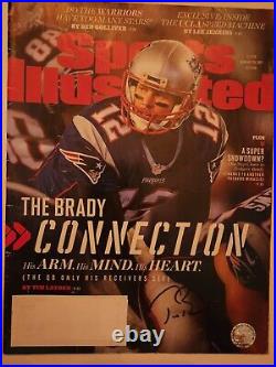 Tom Brady Autographed Sports Illustrated With Certification