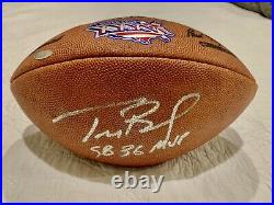 Tom Brady Autographed Super Bowl 36 Football. TriStar Authenticated