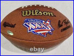 Tom Brady Autographed Super Bowl 36 Football. TriStar Authenticated