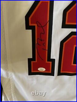 Tom Brady Autographed Super Bowl Jersey Bucs JSA Letter
