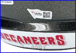 Tom Brady Autographed Tampa Bay Buccaneers FS Speed Helmet COA Fanatics Signed