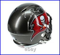 Tom Brady Autographed Tampa Bay Buccaneers FS Speed Helmet COA Fanatics Signed