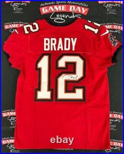 Tom Brady Autographed Tampa Bay Buccaneers Red Nike Elite Jersey Fanatics